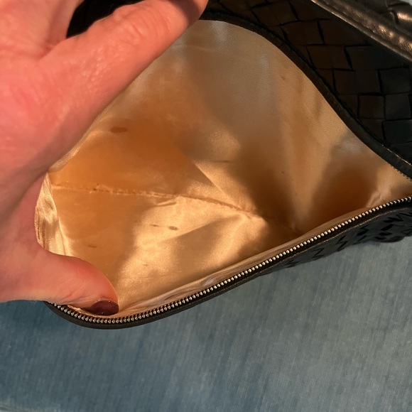 Bottega Veneta Vintage Black Intrecciato Woven Leather crossbody Bag - Picture 5 of 10